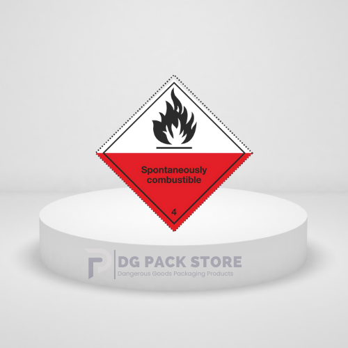 Class 4.2 - Spontaneously Combustible Label