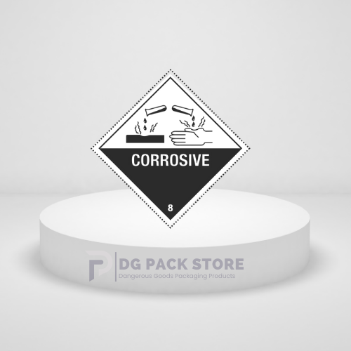 Class 8 - Corrosive Label