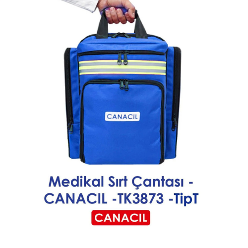 TipT Medikal Sırt Çantası - TK3873- Saks Mavi - CANACIL