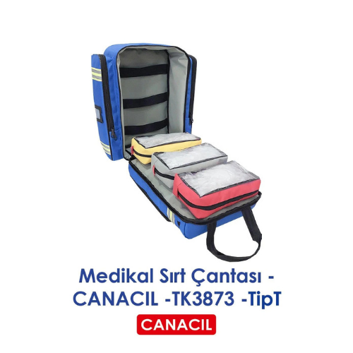 TipT Medikal Sırt Çantası - TK3873- Saks Mavi - CANACIL