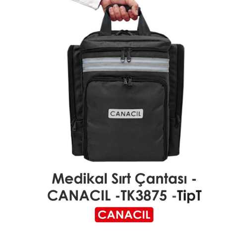 TipT Medikal Sırt Çantası - CANACIL - TK3875 - Siyah
