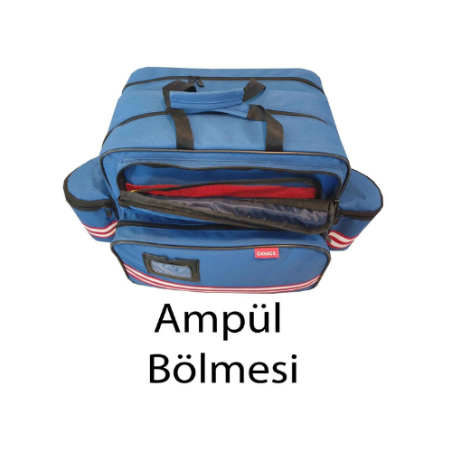 Evde Sağlık Çantası ve Hemşire Çantası - GRİ - CANACIL - TK4138