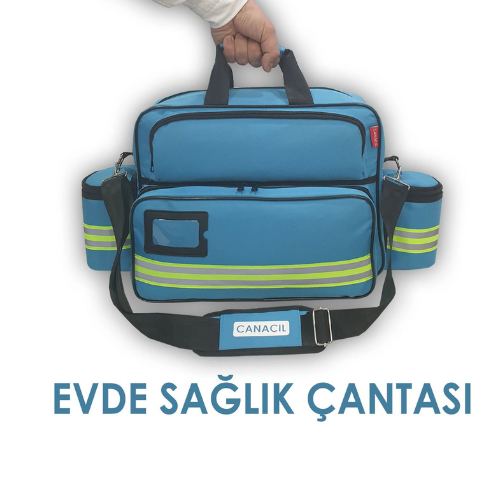 Evde Sağlık Çantası ve Hemşire Çantası - AÇIK GRİ - CANACIL - TK4137
