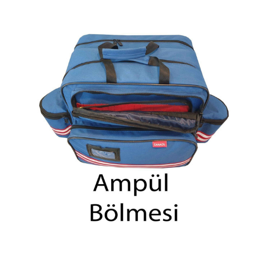 Profesyonel Sporcu Sağlık Çantası - SİYAH - CANACIL -TK4135 - Şayan Serisi